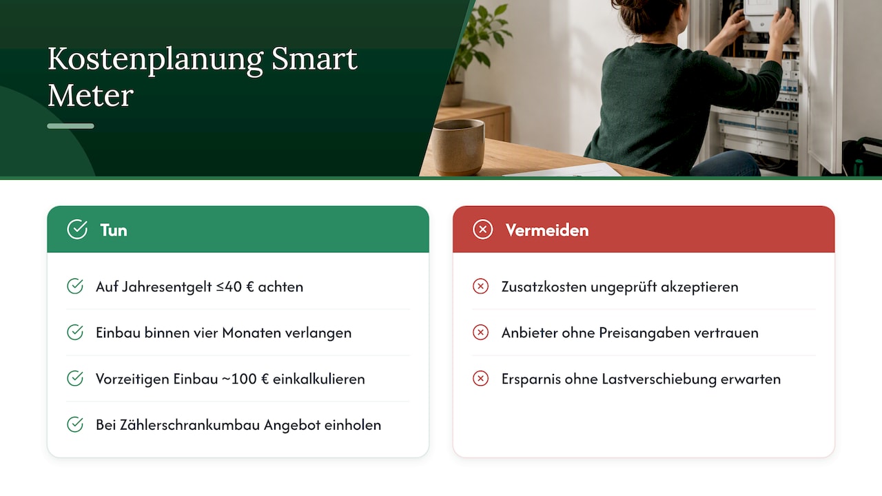 Smart-Meter: Kosten und Fristen im Überblick
