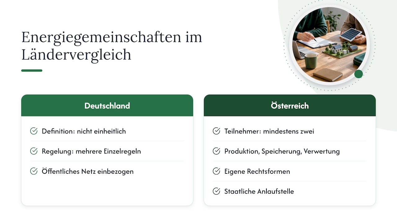 Was ist eine Energiegemeinschaft? — overview diagram